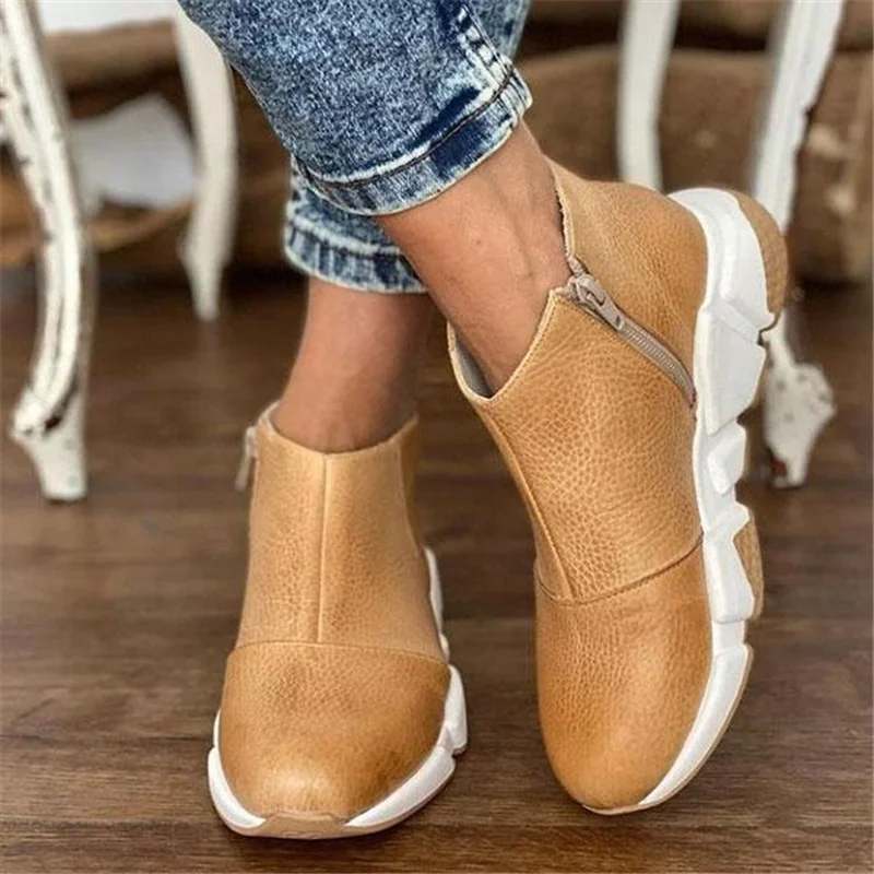 Botas De Mujer Plus Size 43 Women Shoes 2022 New Fashion Sneakers Wedges Platform Shoes Woman Casual Loafers Ladies Shoes Female