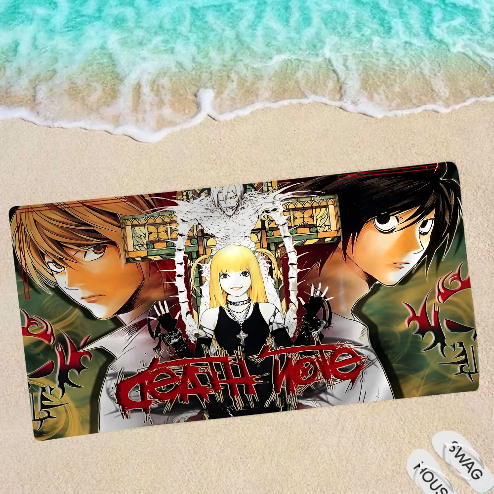 Аниме Манга Death Note Пляжные полотенца Полотенце для душа Сауна Путешествия Спа