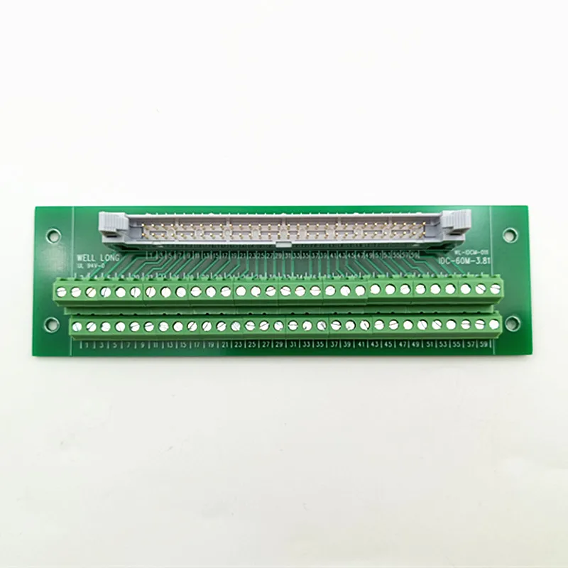 Коммутационная плата с наружной головкой IDC50 2x25Pins 0 1 дюйма Клеммная колодка
