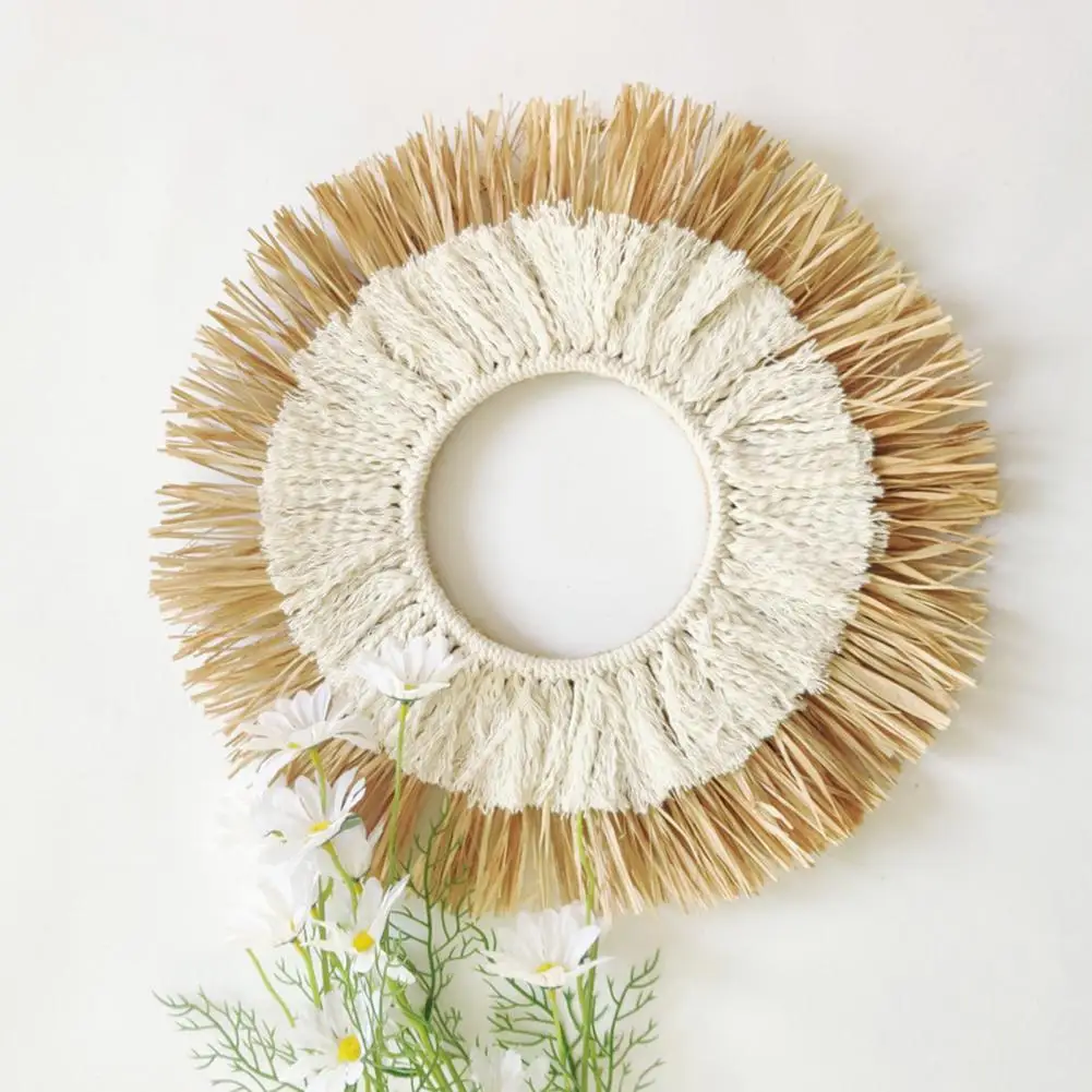

Novelty Chic Pastoral Ldyllic Woven Pendant Hand-crafted Wall Pendant Creative Housewarming Gift