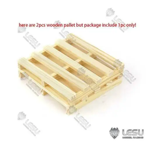 

LESU Wooden Pallet 1Pc for 1/14 Hydraulic Linder RC Forklift Tamiyay Remote Control Tractor Truck Trailer Model Th16512