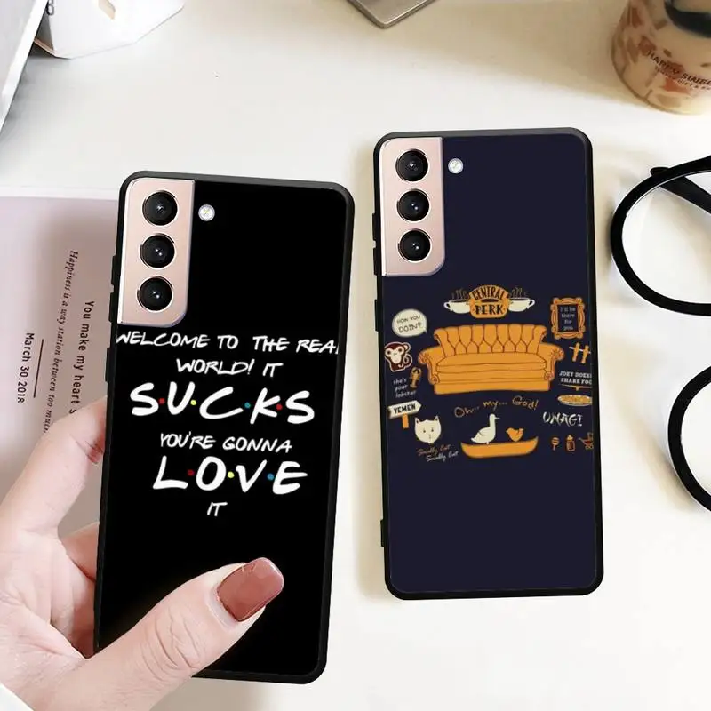 

For Samsung Friends Together Phone Case for Samsung S22 S21 S20 ultra pro plus S10 S9 S8 Note 20 10 Ultra phone Bumper Covers