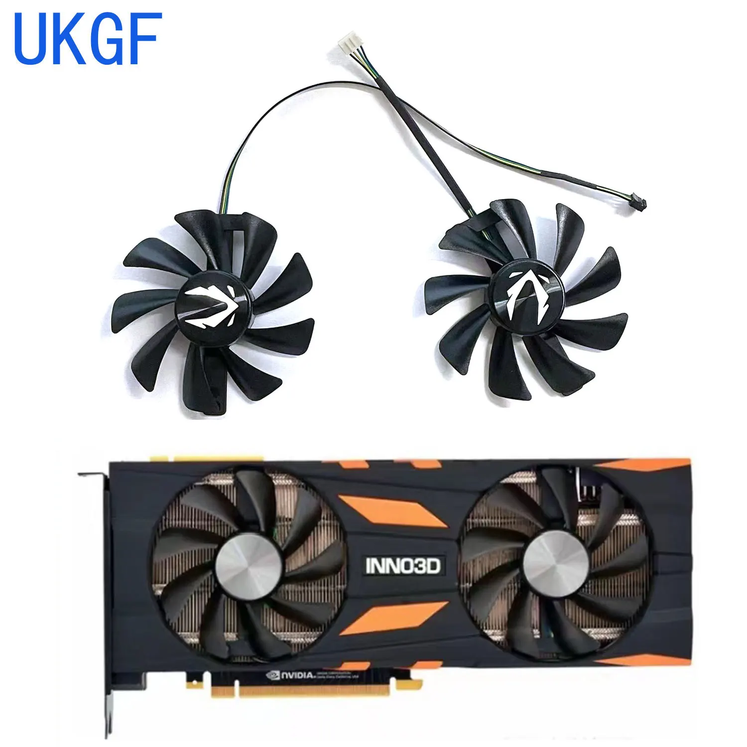 Новый вентилятор CF9015H12S 4 PIN 85 мм для видеокарты INNO3D RTX 2080ti 2080 Ti 2070 TWIN X2