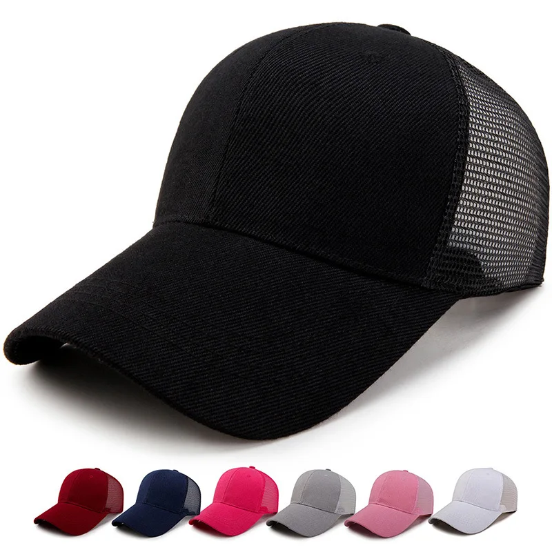 

CP02 Men's Mesh Baseball Cap Dry Quickly Cool Baseball Caps Solid Color Trucker Hats Dad Hat Outdoor Fishing Hats Breathable Hat
