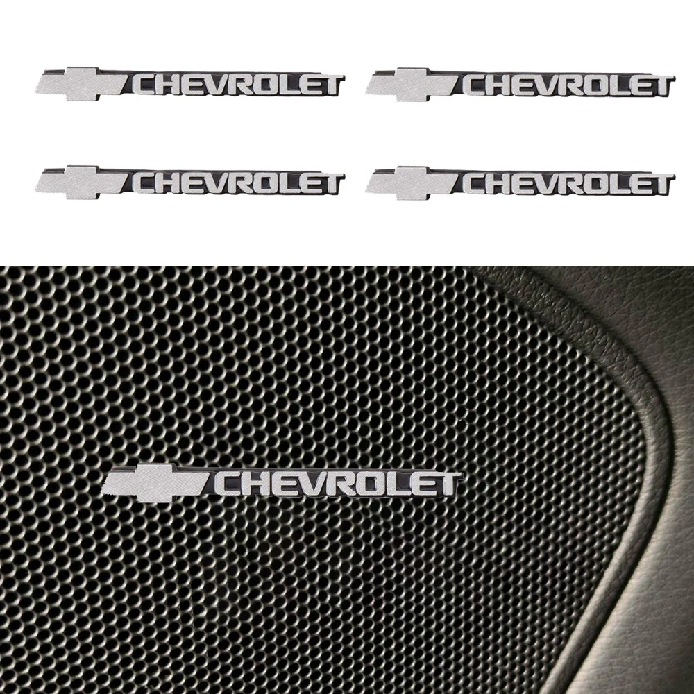 2/4 шт. 3D алюминиевый автомобильный аудиодинамик эмблема наклейка авто украшение