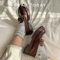 Женские лоферы BeauToday на массивной платформе