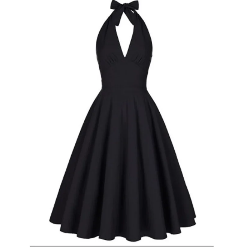 

Европейские и американские платья и юбки-это модные и сексуальные платья с V-образным вырезом, однотонные и с высокой талией.