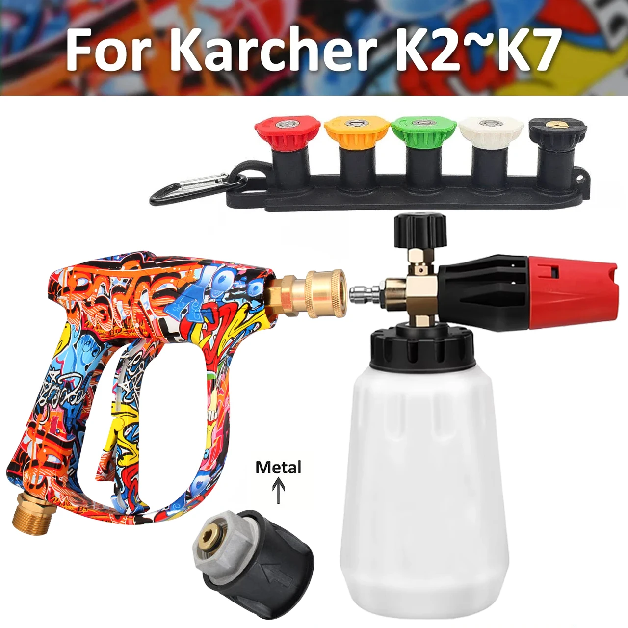 

Набор Пистолетов Для Пены Для Мойки Высокого Давления