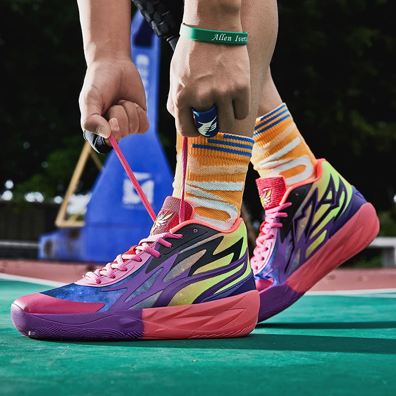 Высококачественная Баскетбольная обувь Lamelo Ball 2 поколения Боевая Нескользящая