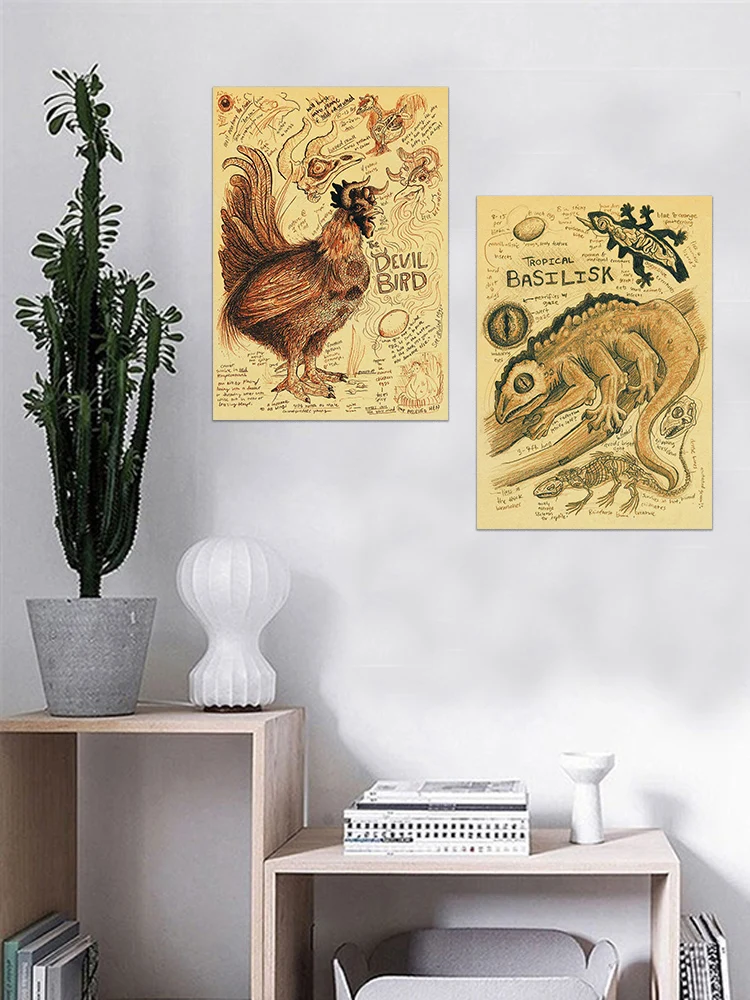 Постер с изображением дракона