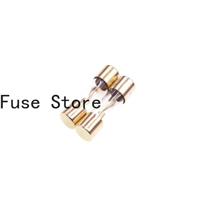 5PCS 5AG Explosion-proof Glass Fuse Tube Gold-plated Tubular  10 * 38mm 30A 250V images - 6