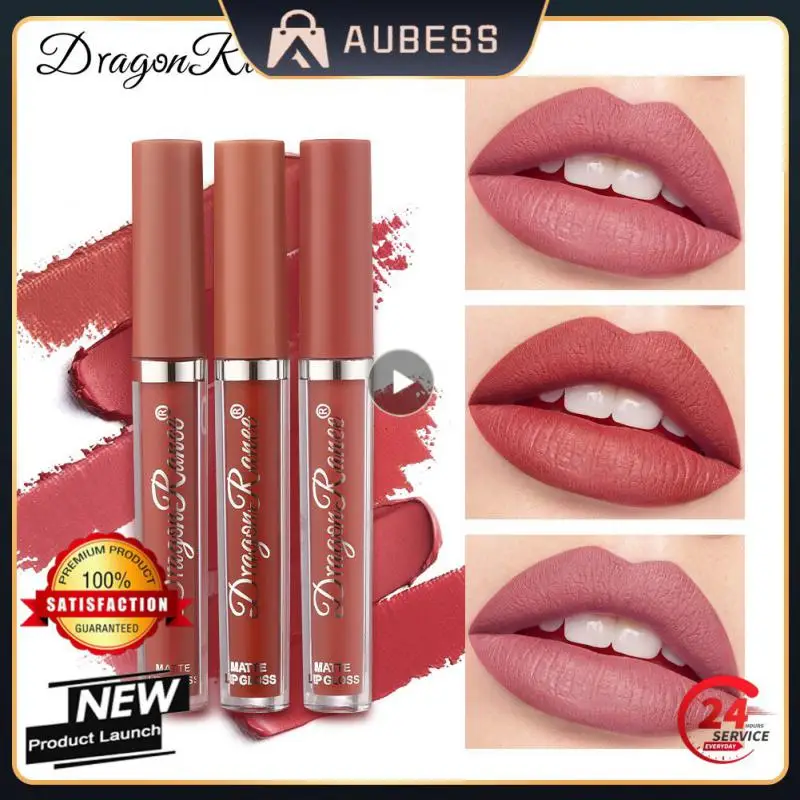 

/Set Velvet Matte Lip Gloss Waterproof Natural Moisturizing Easy To Wear Long Lasting Hydrating Makeup Lip Gloss Cosmetics