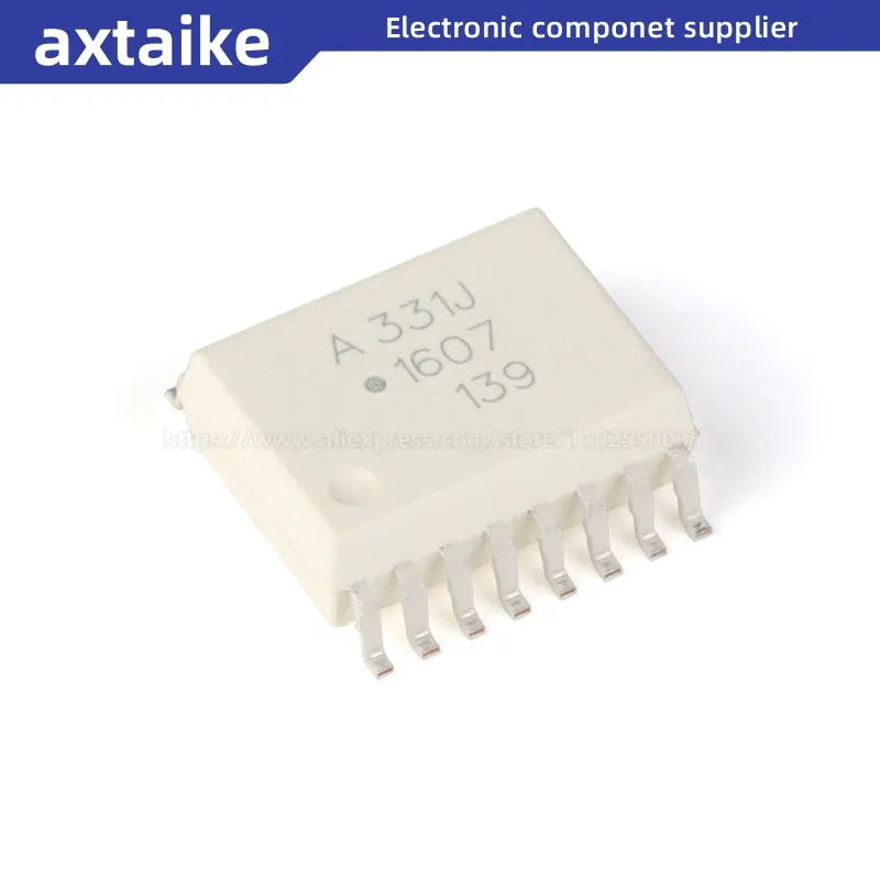 10PCS ACPL-331J-500E ACPL-331J A311J 311J HCPL-A311J SOIC-16 SMD 1.5 Amp Output Current IGBT Gate Driver Optocoupler IC
