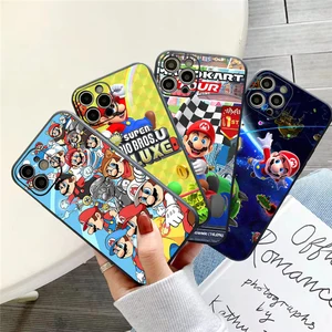 super mario phone case for funda iphone 11 12 13 pro max mini x xr xs se 2020 5 6 7 8 plus etui soft silicone cover celular free global shipping