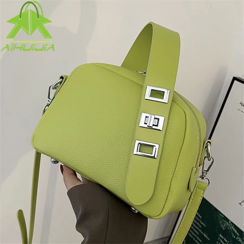 

Luxury Solid Color Handbags for Women 2022 New Designer Pu Leather Shoulder Bags Fashion High Capacity Crossbody Bag Sac A Main