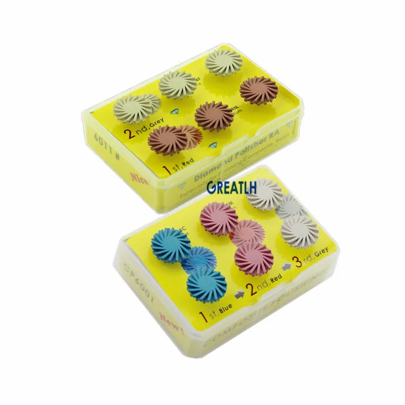 

Стоматологические композитные керамические аксессуары для полировки стоматологических дисков 6 шт./кор.