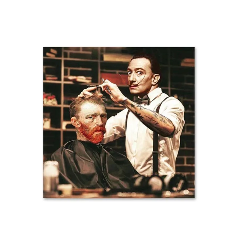 

Картина Ван Гога и Дали на холсте WJWANG