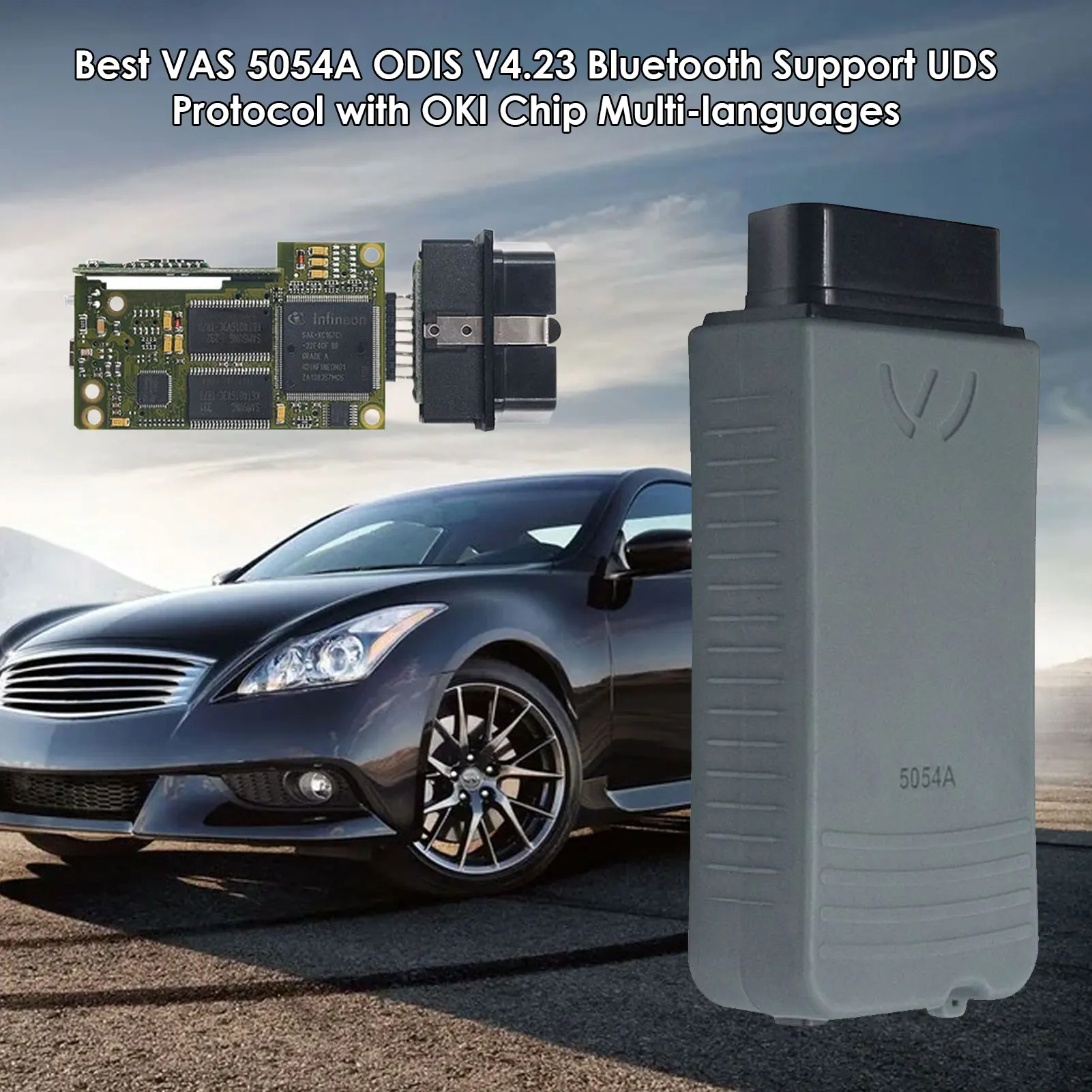 

VAS5054A Car Diagnostic Scanner Tool For OBD2 V5.26 ABM 2300 Chip Diagnostic Instrument With OKI Chip Supports UDS Protocol