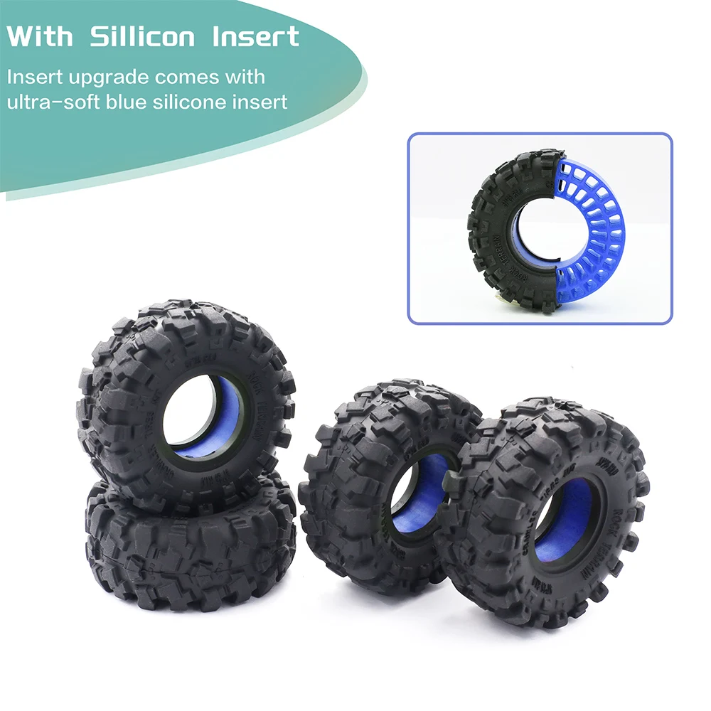 RAFLOT Super Soft 1 0-дюймовая шина 57*25 мм Muddy Swamp Tire с синими силиконовыми резиновыми