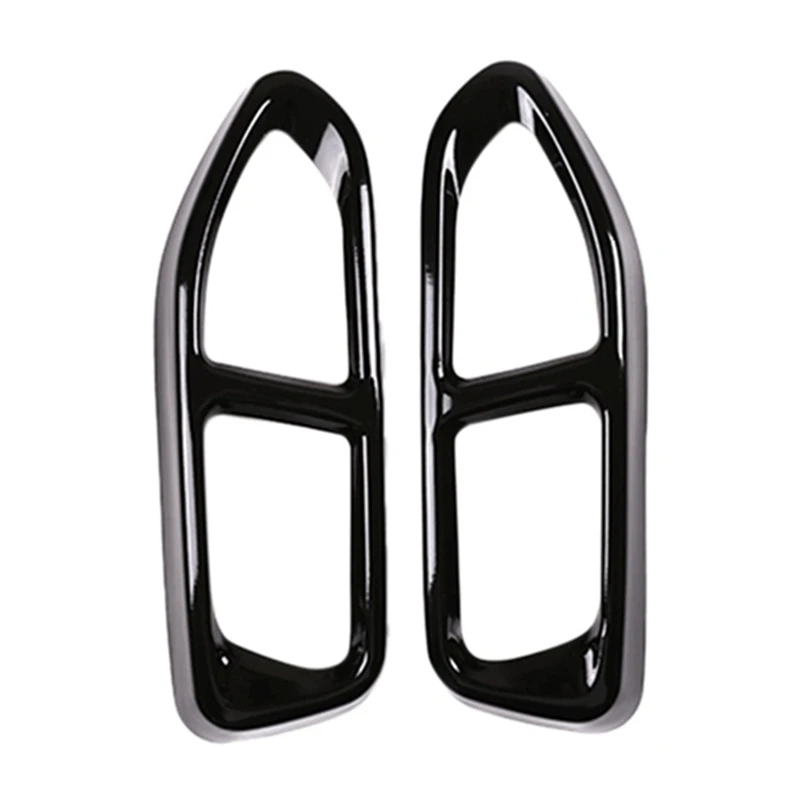 

Car Tail Muffler Exhaust Pipe Output Cover Decorative Trim For-BMW 7Series M Sport G11 G12 2016 2017 2018