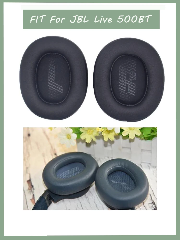 Сменные амбушюры для jbl Live 500BT протеиновые кожаные 1 пара