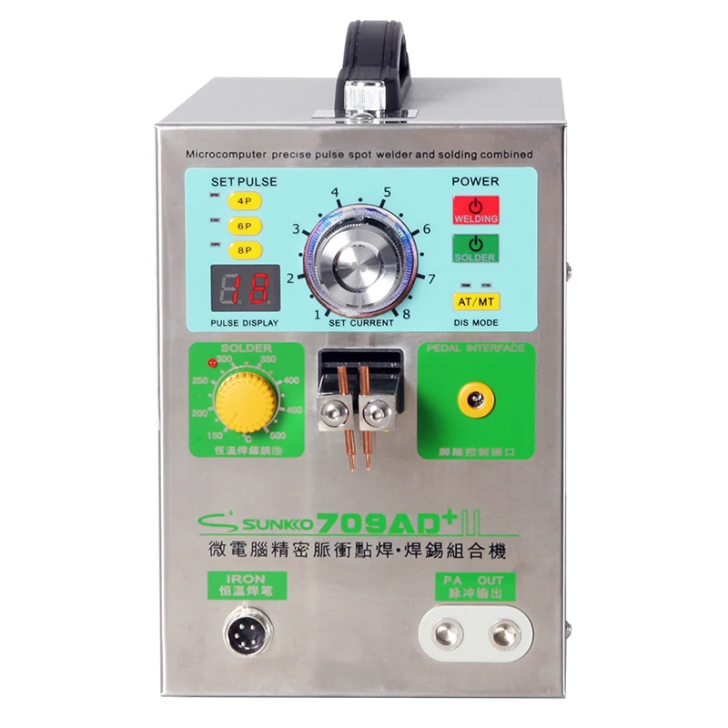 

Точечный сварочный аппарат Sunkko 709AD + с паяльником