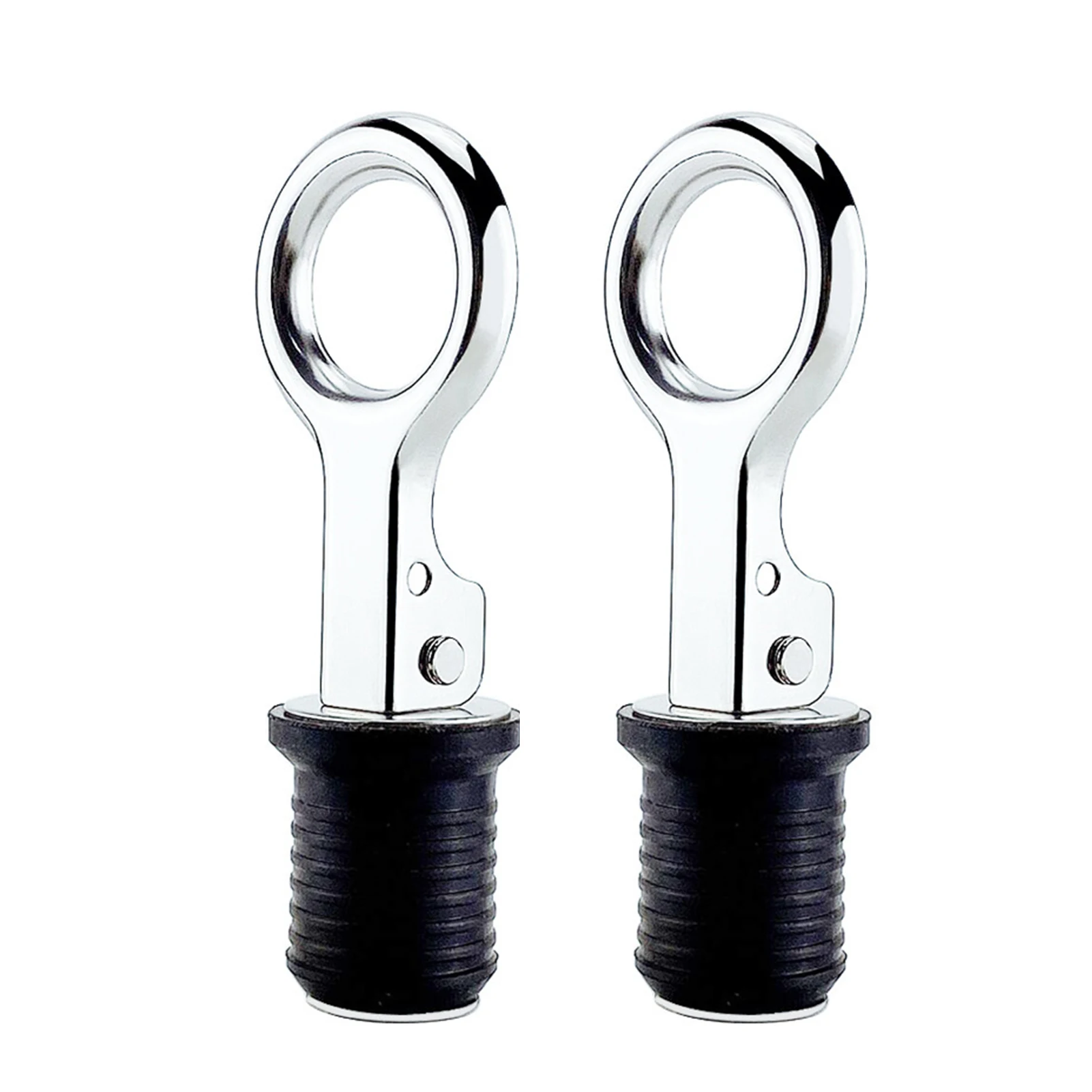 

2pcs Boat Accessories Seal Marine Stainless Steel Drain Snap Plug Long Lasting Cam Style For Tight Adjustable Rotating Torque