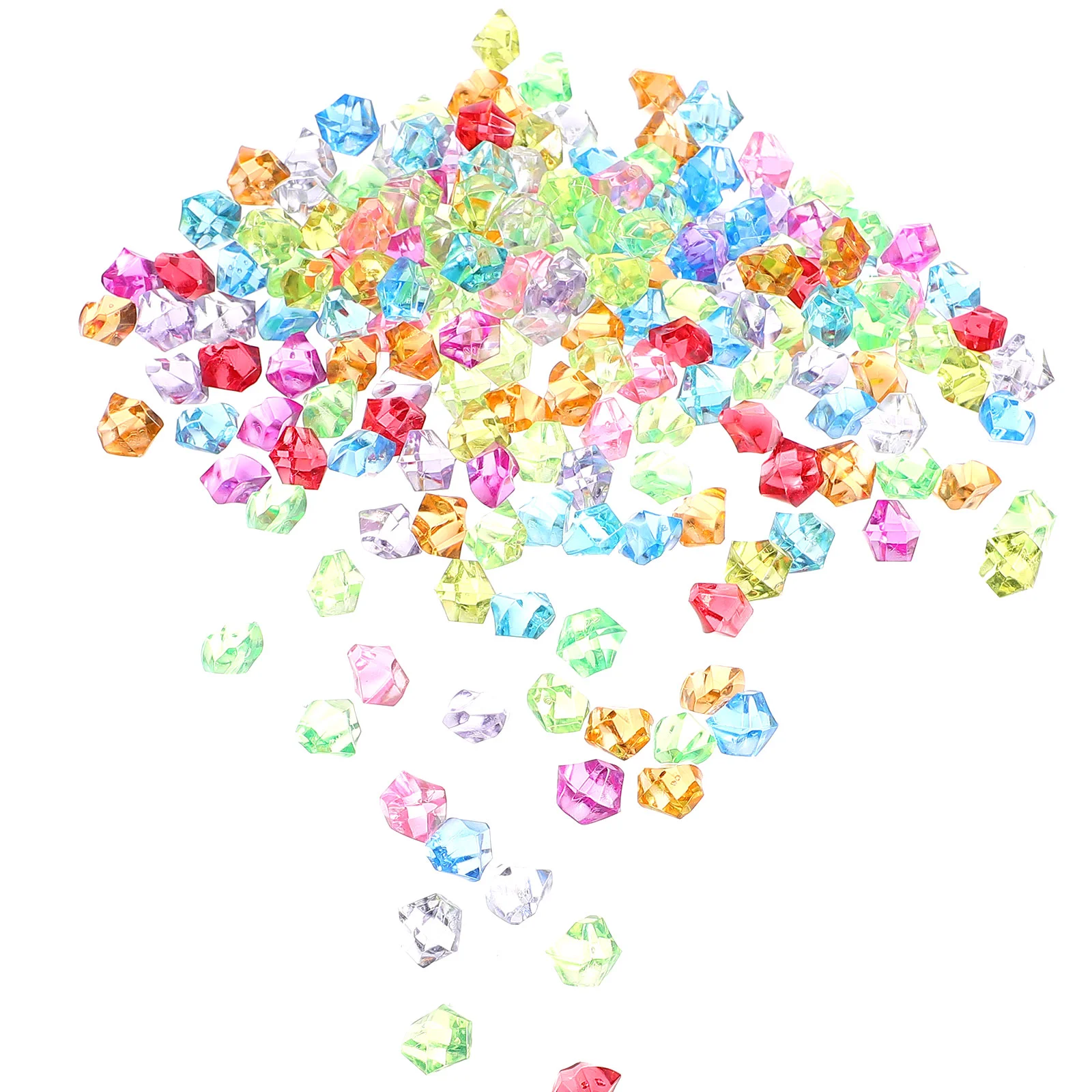 Кристалл акрил сломанный ребенок красочный игровой камень пластиковый аквариум