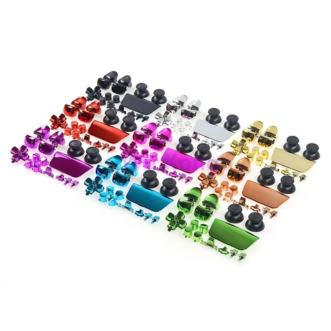 1 комплект для PlayStation 5 V3, полный набор хромированных кнопок, замена контроллера PS5 V3.0 L1 R1 L2 R2, кнопка D-pad