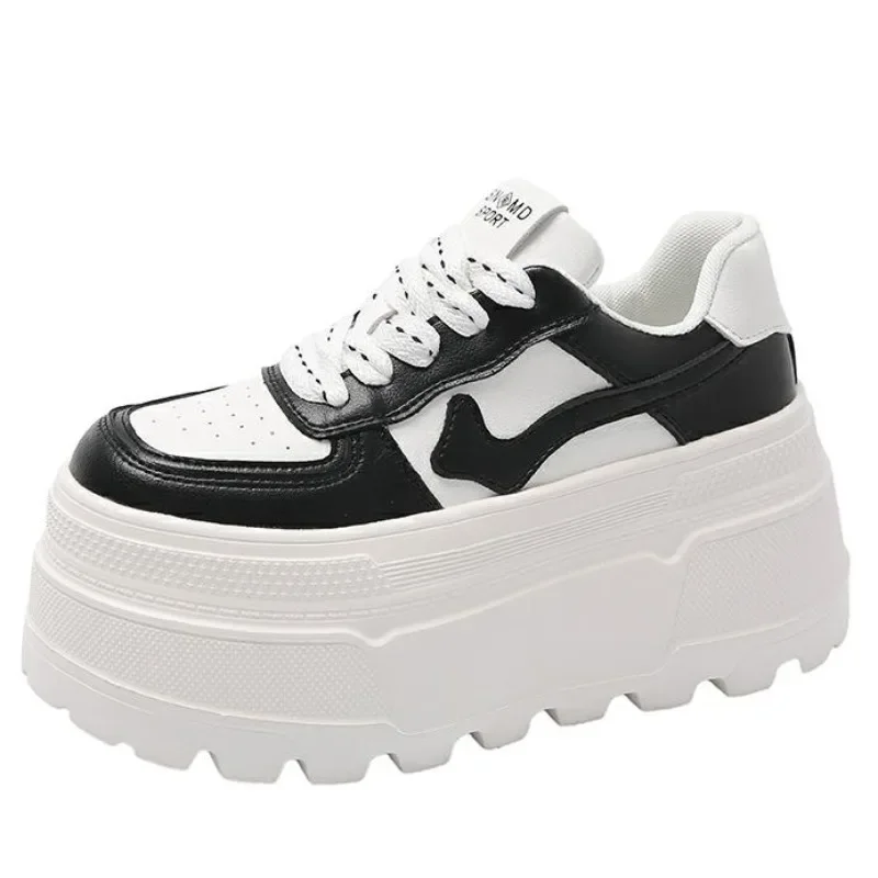 Кроссовки женские на платформе 8 см Повседневная Уличная удобная обувь для