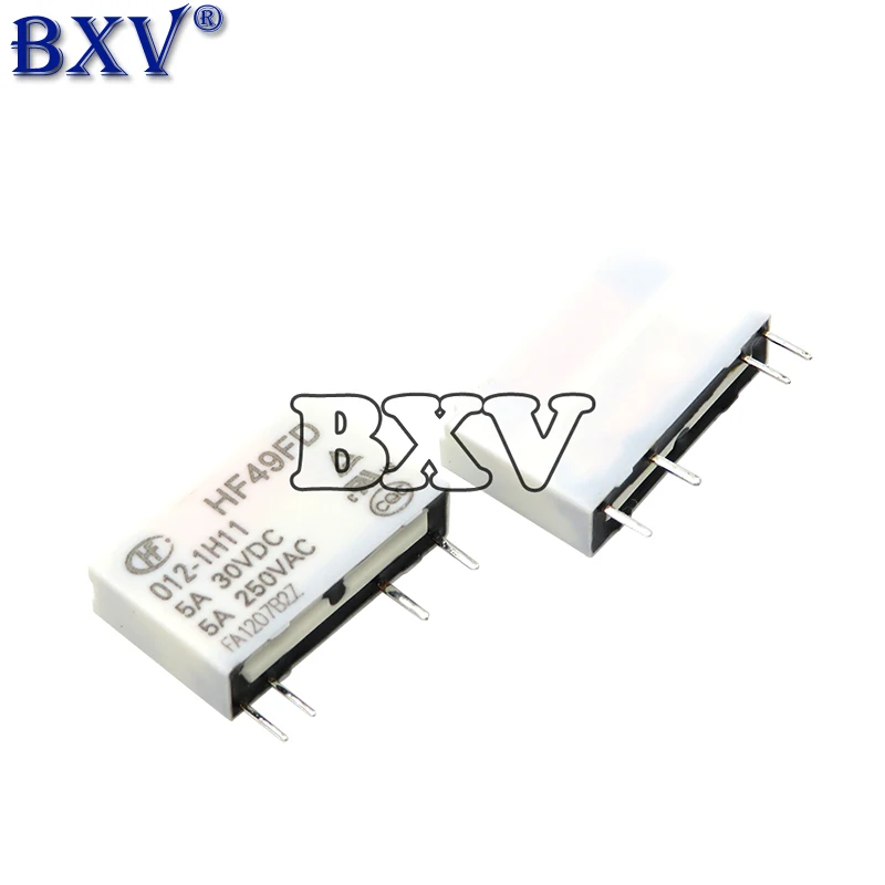 5 шт. HF49FD HF49FD-005-1H11 HF49FD-012-1H11 HF49FD-024-1H11 Реле HF49FD-005 012 024 1H11 4Pin 5A постоянного тока В 12 24