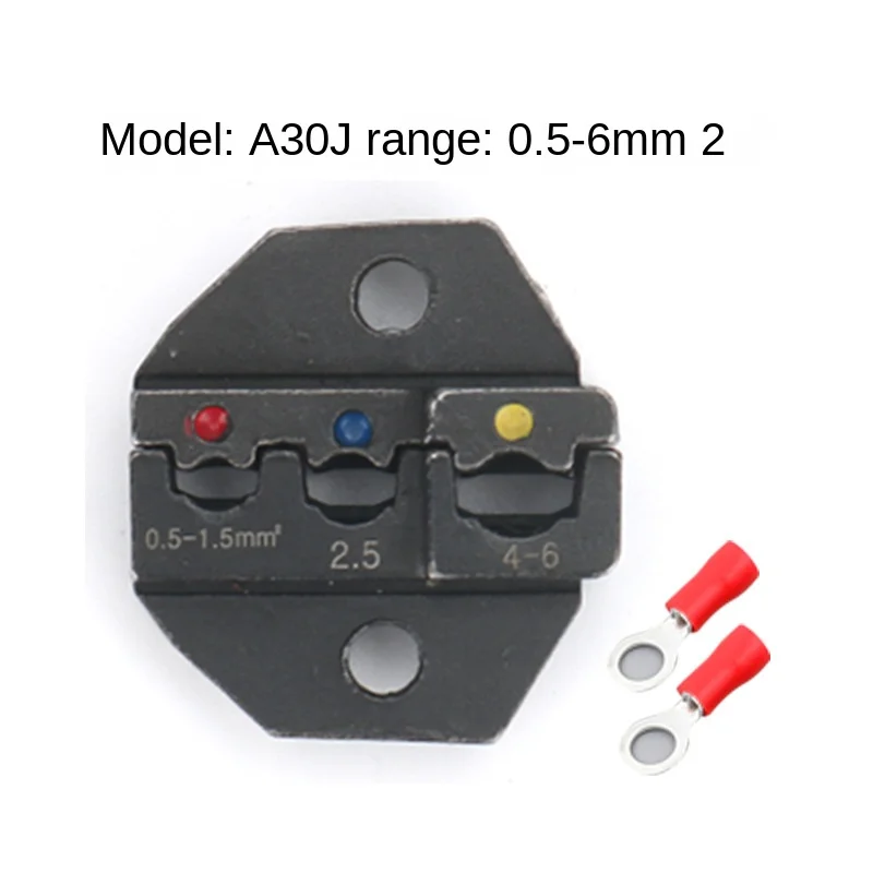 

Crimping Dies HS Series Pliers Jaws Plug Tube/Insulation/Non-insulated Coaxial Cable Terminals Crimp Tool Crimper