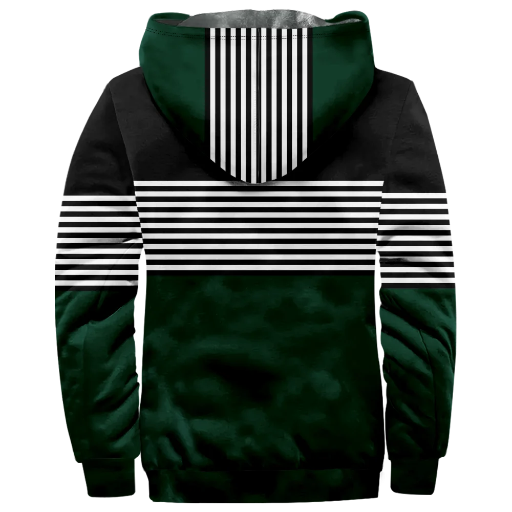 Мужские зимние куртки пальто хлопковая одежда с креативным рисунком в полоску