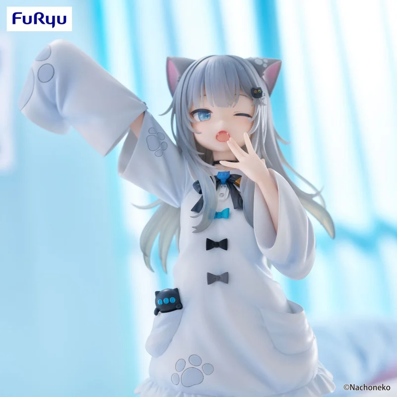 Фото Оригинальная аниме-фигурка Furyu Trio-Try-It: Наконеко Некоха, Шизуку — Милая кошкодевочка, коллекционная модель, украшение для рабочего стола, сувенир, подарок №5