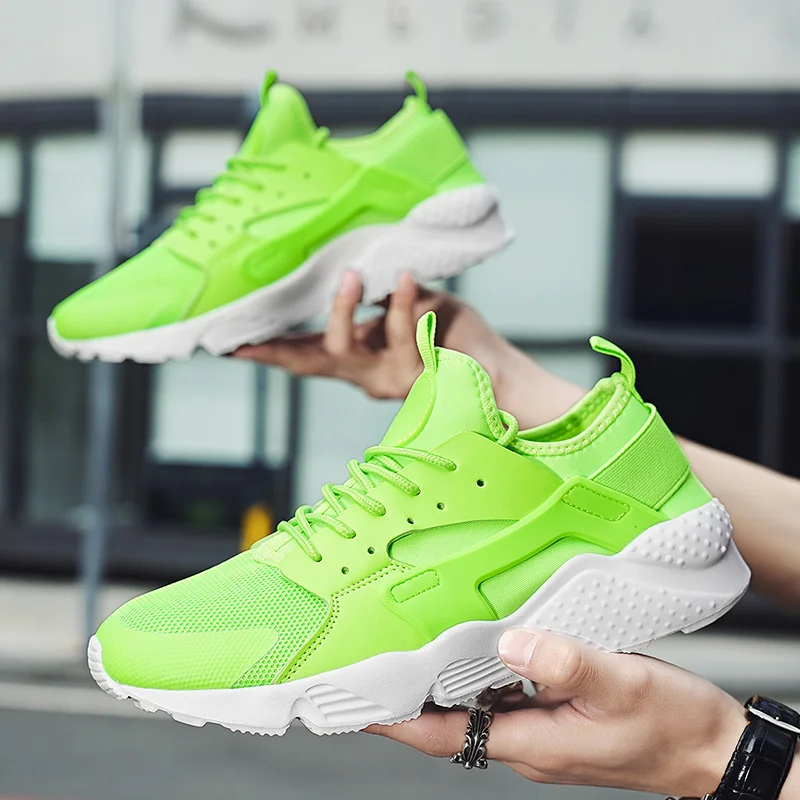 Мужские беговые кроссовки модная весенне-летняя амортизирующая сетчатая мягкая