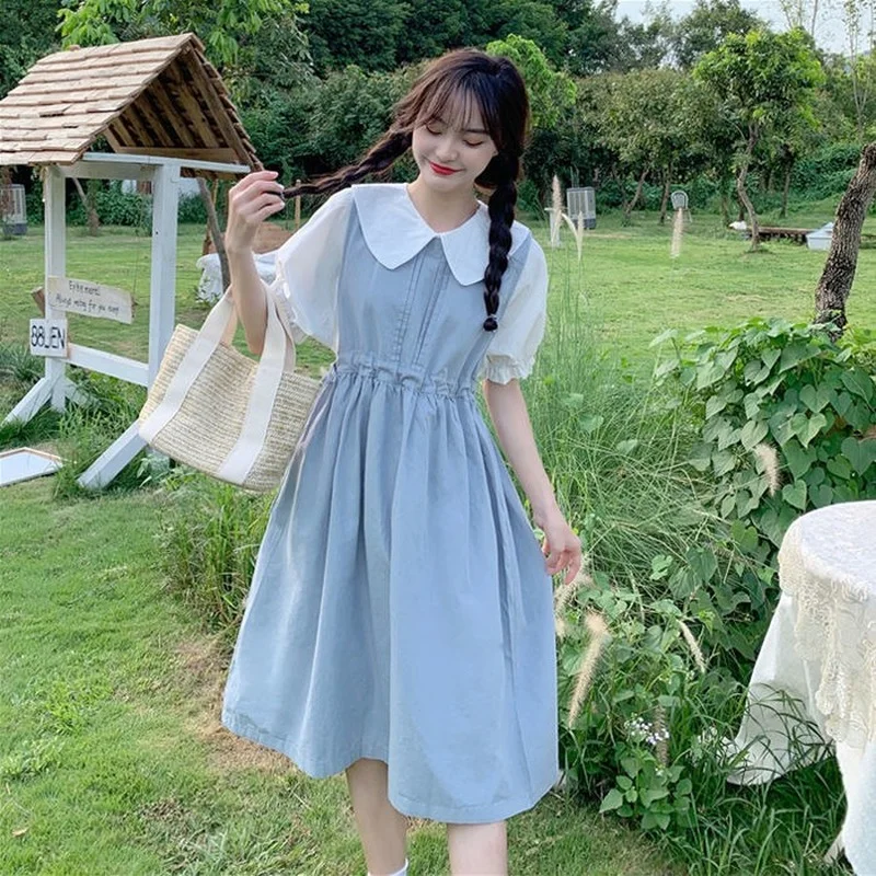 

Dress Sets Women Chic Fashion Elegant Outfits 2 Piece Korean Summer Basic Simple Female Short Sleeve Shirts+Dresses Vestido X215