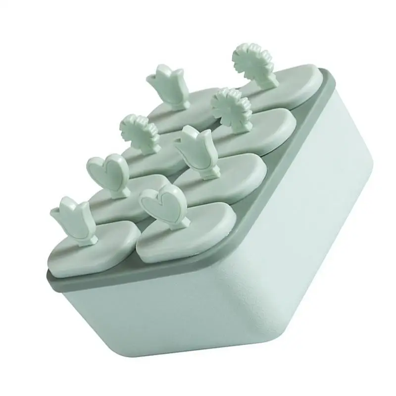 

Sicle Molds 8 Cavity Ice Molds Food-grade Sicle Mold Reusable Easy Release Ice Make For Family Parties Yogurt Juice