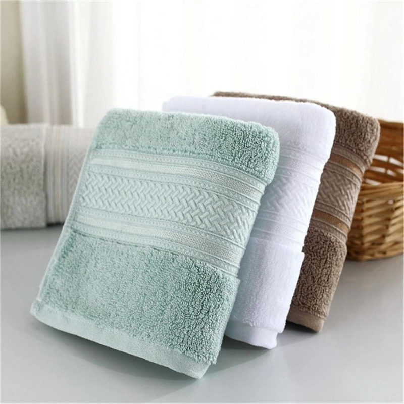

Thick Egyptian Cotton Towels for Adults, Super Absorbent Terry Towel, Thick, Large, Bathroom, Home, Hotel, 40x75cm, 220g, 4Pcs