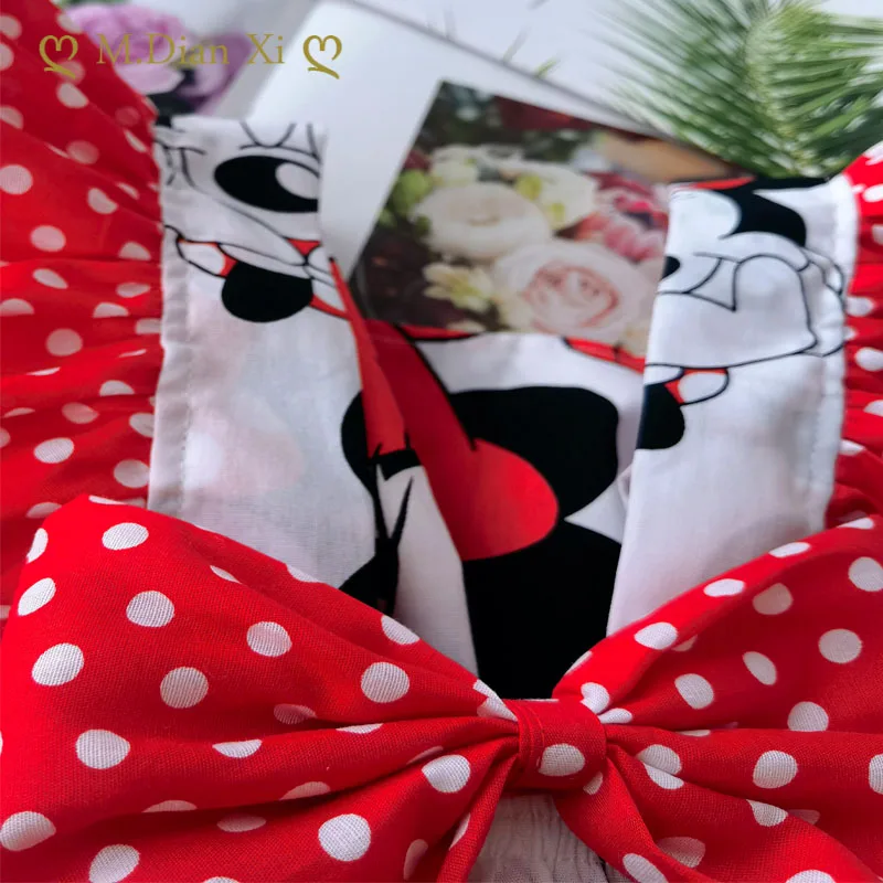 Комбинезон детский летний из хлопка и поплина с рюшами бантом на шее | Детская