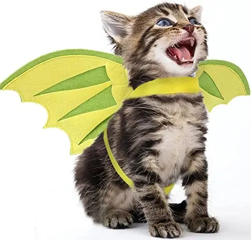 

Dinosaur Wings for Dogs Cats Cute Pterosaur Wings Cosplay Apparel for Halloween Party Holiday Decorations Dress-Up Accessories
