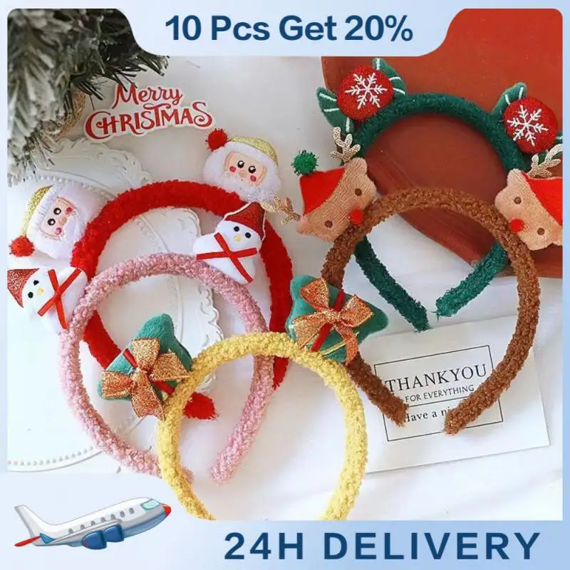 

Autumn And Winter Headwear Not Stuck Multiple Patterns Headwear Christmas Hair Accessories Create A Strong Festive Atmosphere