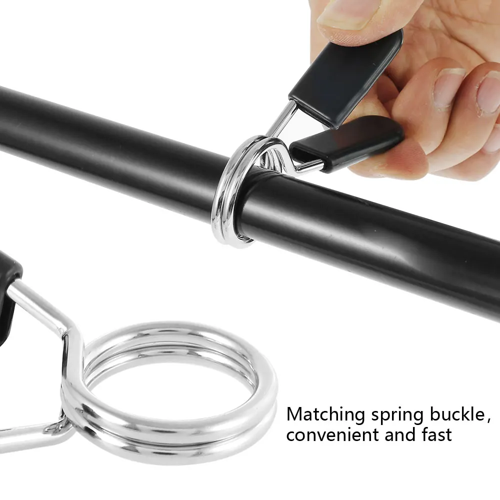 2/6 шт зажим для штанги с весенним воротником клипы тренажерный зал Вес замок