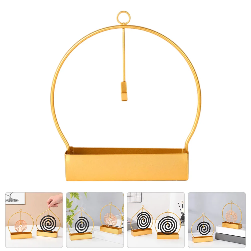 

Spiral Coils Holder Coil Holder Cover Citronella Coil Holder Stick Burner Mosquito Burner Portable Coil Holder