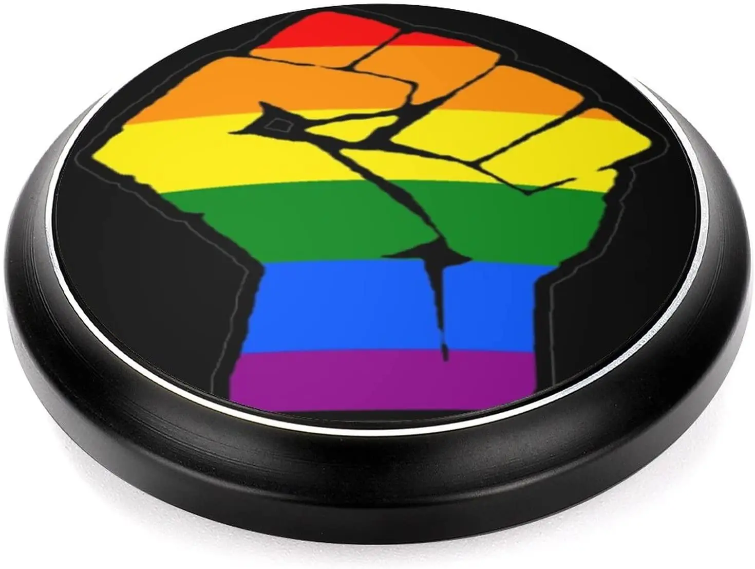 

Car Aromatherapy Diffuse,Rainbow Flag Fist Car Air Freshener,Car Fresheners,Custom Novelty Car Aromatherapy Diffuse