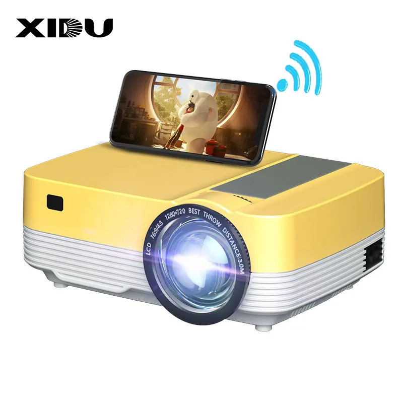 

Светодиодный проектор XIDU, видеопроектор Full HD, проектор 4D для домашнего кинотеатра, кинотеатра, проектор для смартфона 2021, новейший лазерный ...