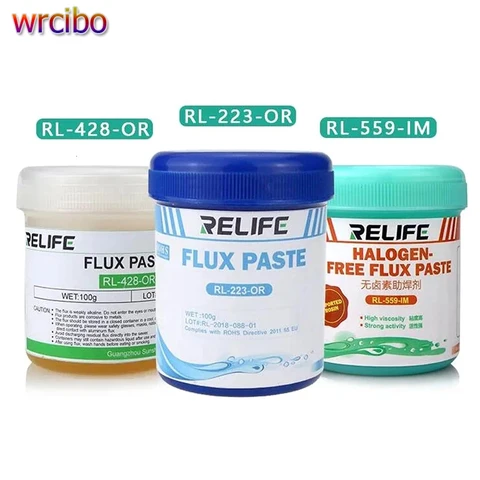 Паяльная флюс RELIFE с канифолью без галогенной очистки, флюс для пайки для SMD BGA светодиодный PCB IC CPU, ремонт электроники/пайка