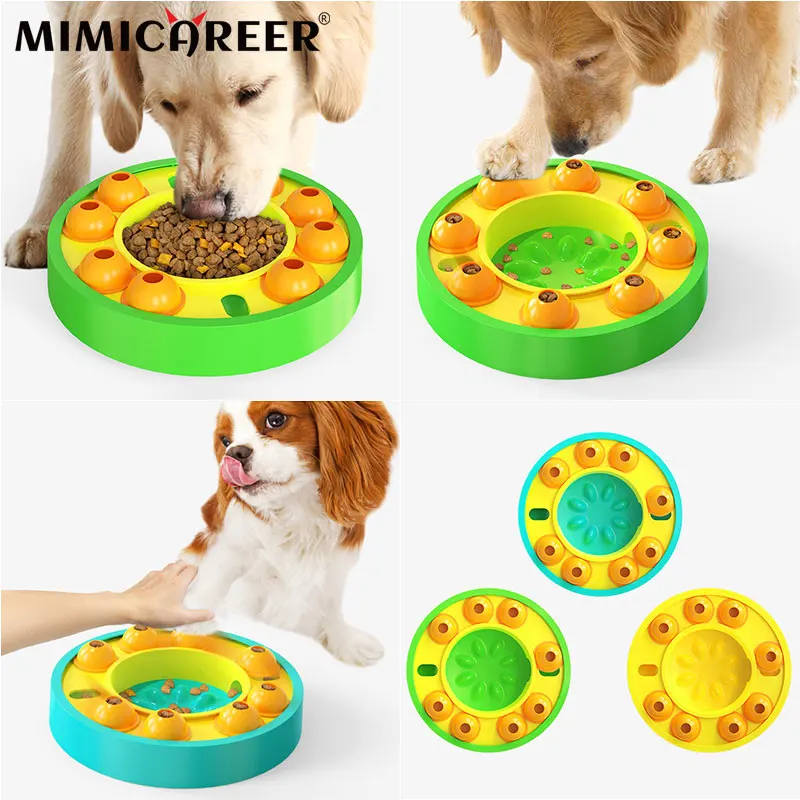 

Pet Dog Bowl Slow Feeder Puzzle ​Anti Choking Puppy Cat Eating Dish Bowl Anti-Gulping Food Plate Container ​Pet Supplies