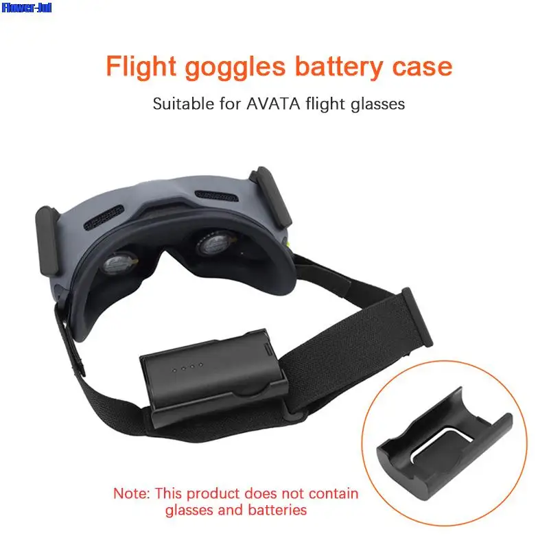 

Applicable to DJI AVATA FPV Flying Glasses Goggles 2 V2 Headband Back Battery Clip Hanging Bracket Holder Box