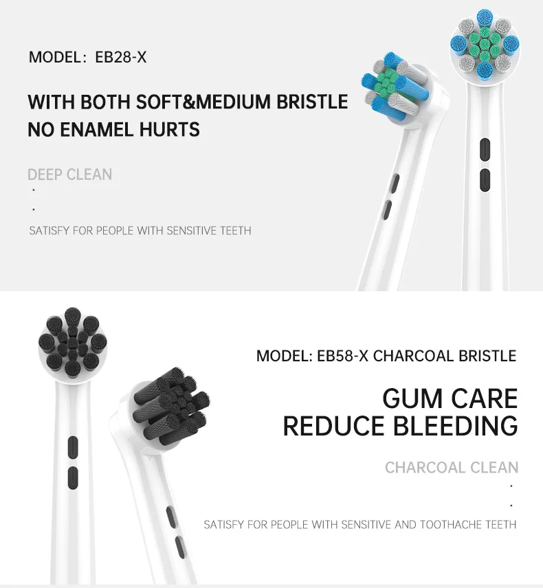 Новинка 2022 головки электрической зубной щетки Oral B Vitality/Triumph/Pro-Health/3D Excel/Professional