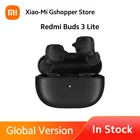 Оригинальные глобальная версия Xiaomi Redmi Buds 3 Lite TWS беспроводные наушники Bluetooth 5,0 Mi True Wireless Earbuds VS Airdots 2
